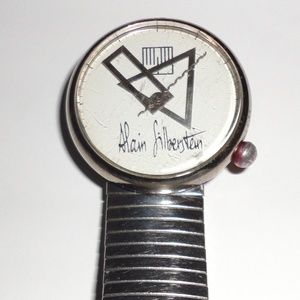 VINTAGE ALAIN SILBERSTEIN DESIGNER KLOK WATCH